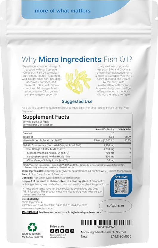 Supreme Omega-3 Fish Oil