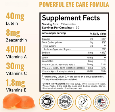 Lutein Eye Gummies